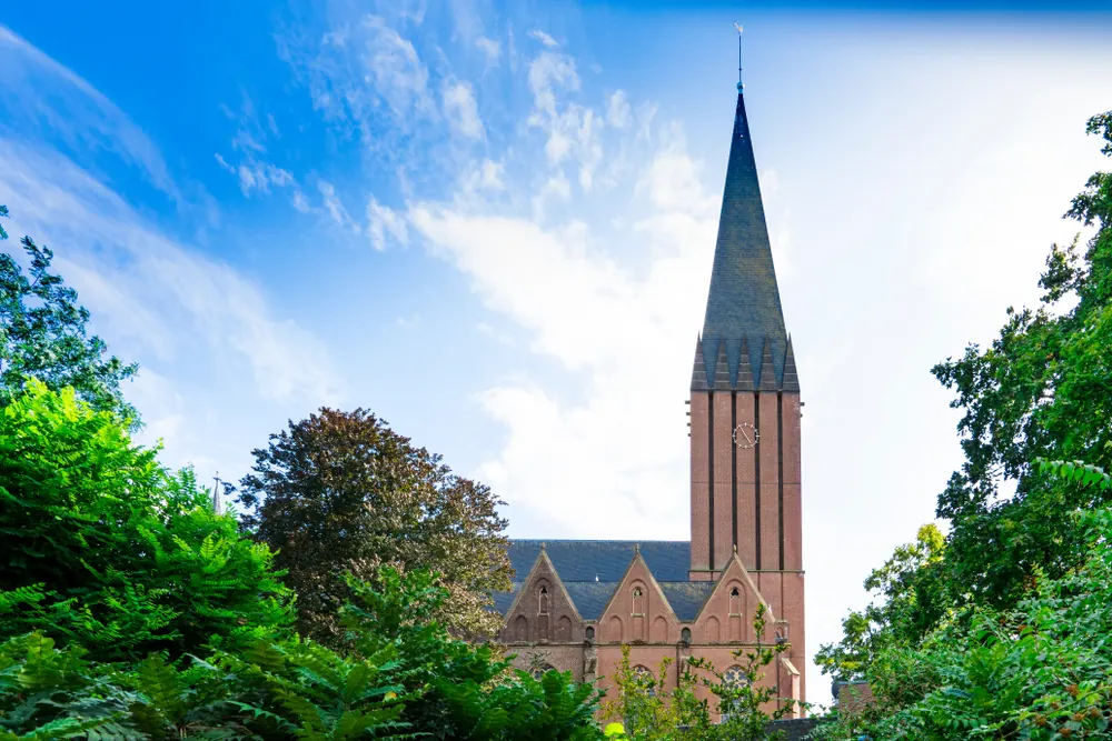 Sint Arnold Janssen kerk in Goch duitsland