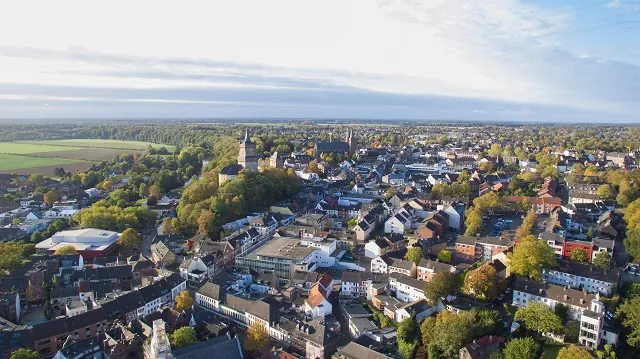 Kleef overzicht kleve plaats vlakbij nijmegen