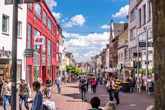 Kleve kleef winkelcentrum duitsland