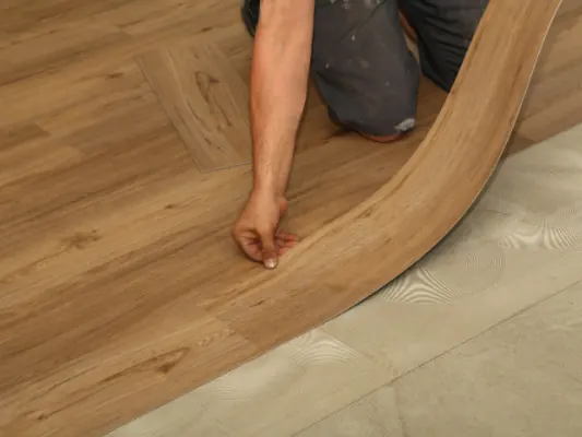 PVC vloer bestellen met legservice die je planning volgt