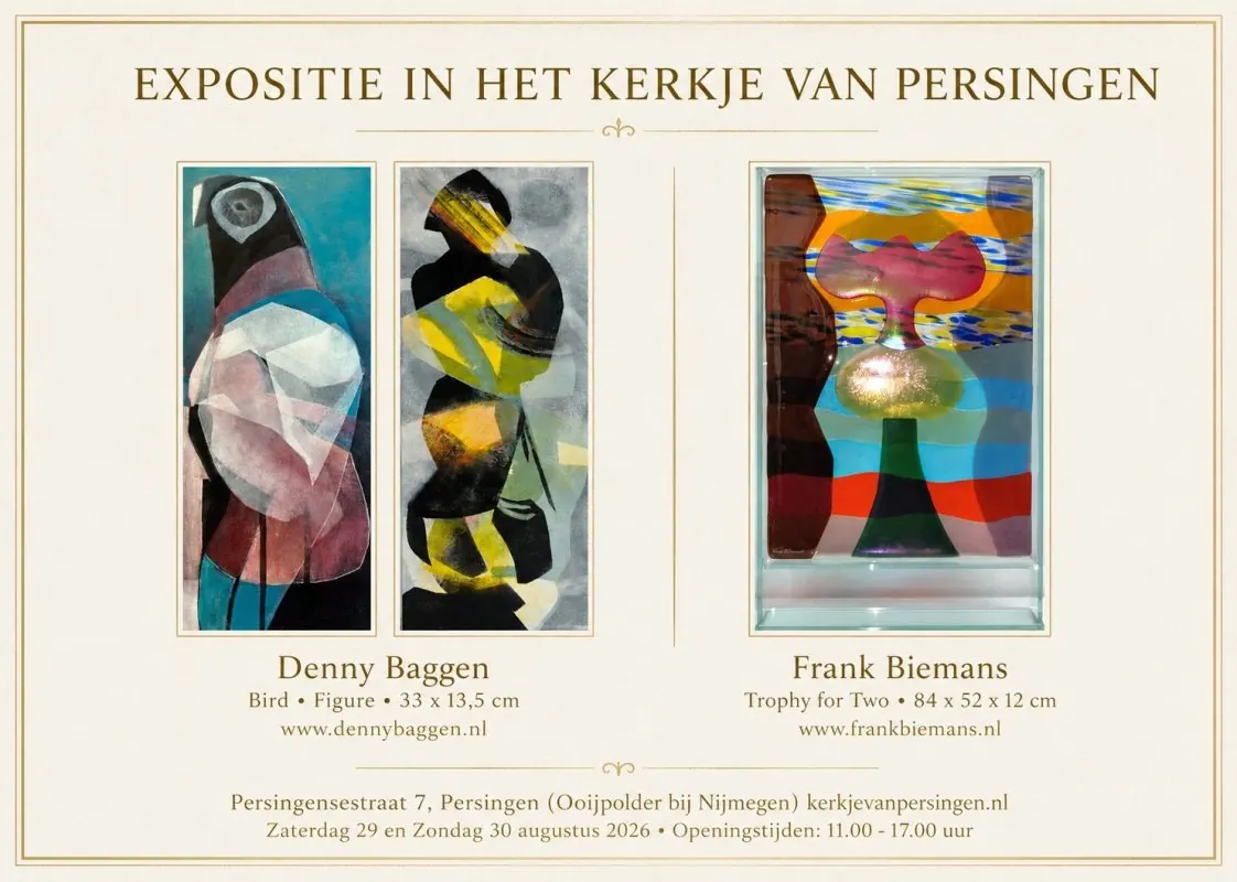 Glaskunst en schilderijen in het Kerkje van Persingen