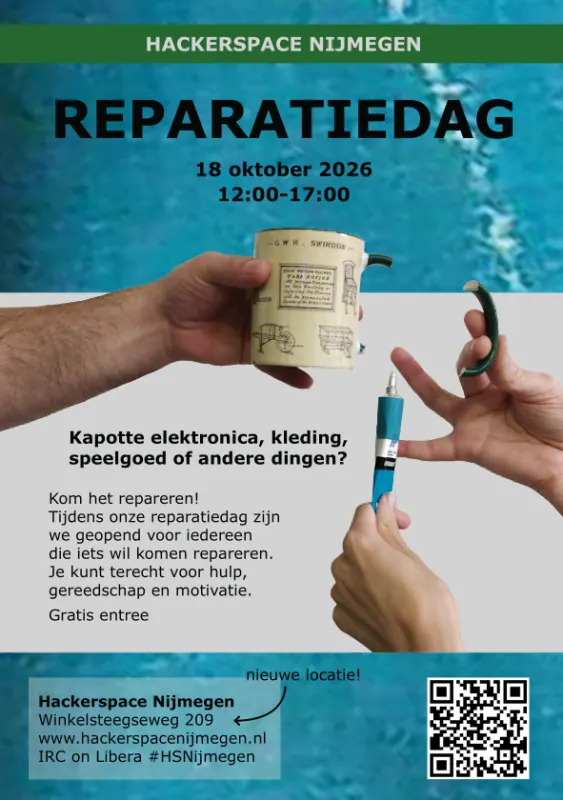 Reparatiedag – Hackerspace Nijmegen